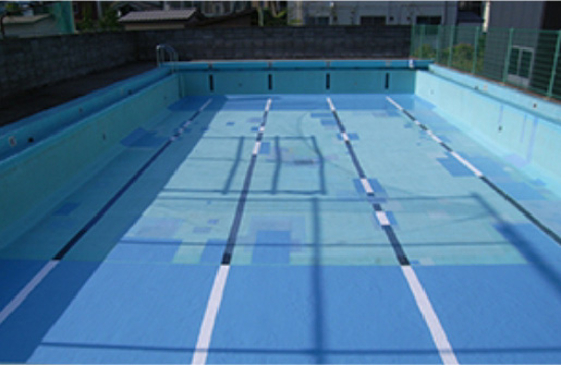 プール塗装工事